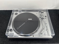 Audio-Technica LP120XUSBSV Direktangetriebener Plattenspieler (Analog und USB) Silber