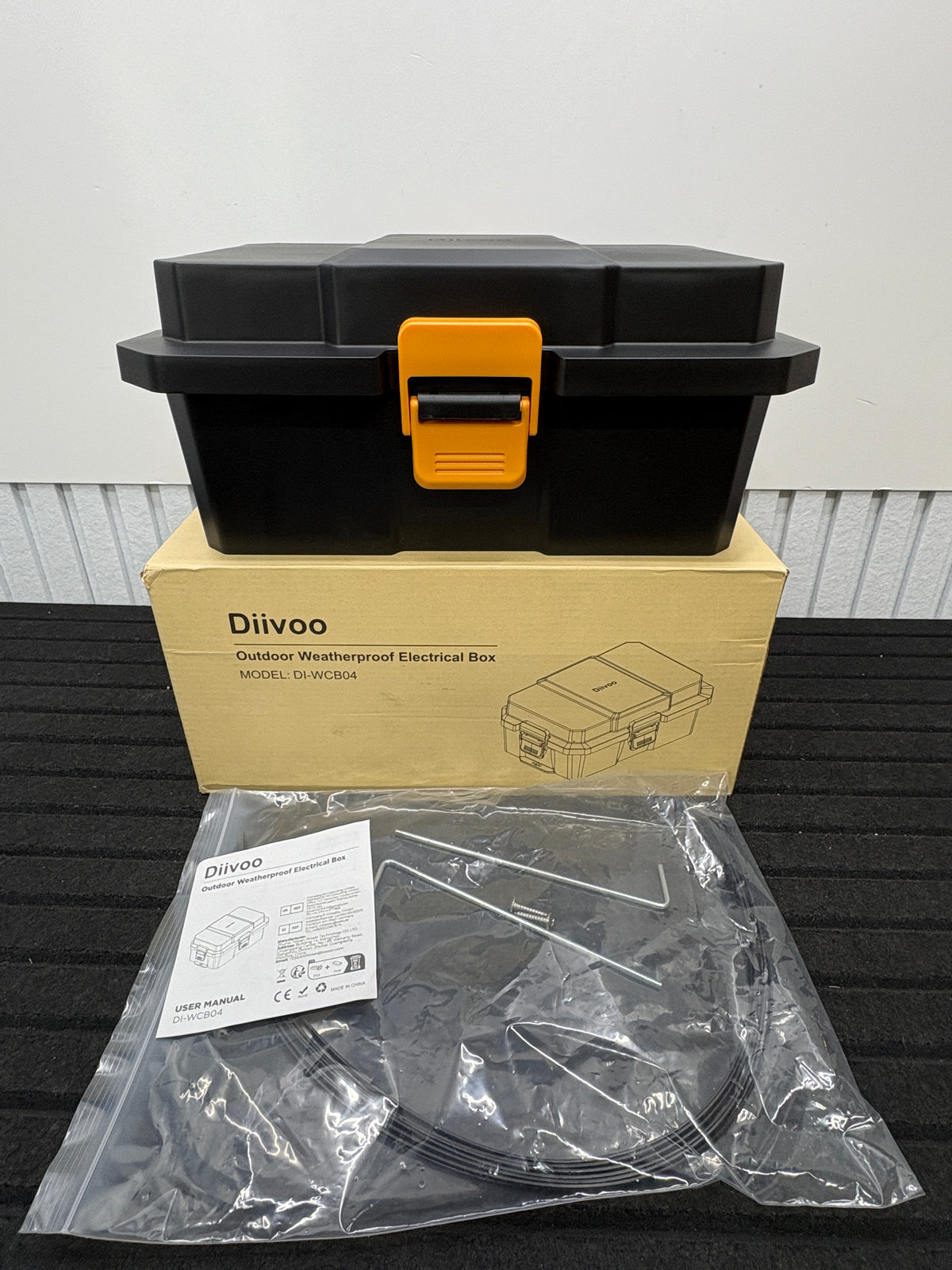 Diivoo DI-WCB04 Kabelbox Wasserdicht Schutzbox Groß