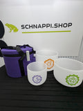 3er Kristall Klangschalen Set Chakra – Quarz Singing Bowls