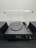 DIGITNOW! Bluetooth Viny Plattenspieler Plattenspieler für CD, Kassette, AM/FM Radio