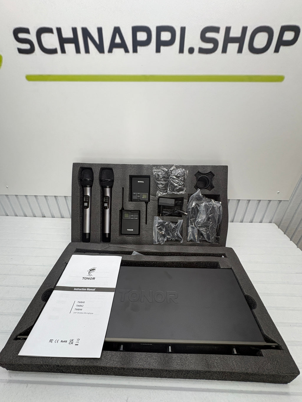 TONOR TW842 UHF Funkmikrofon Set