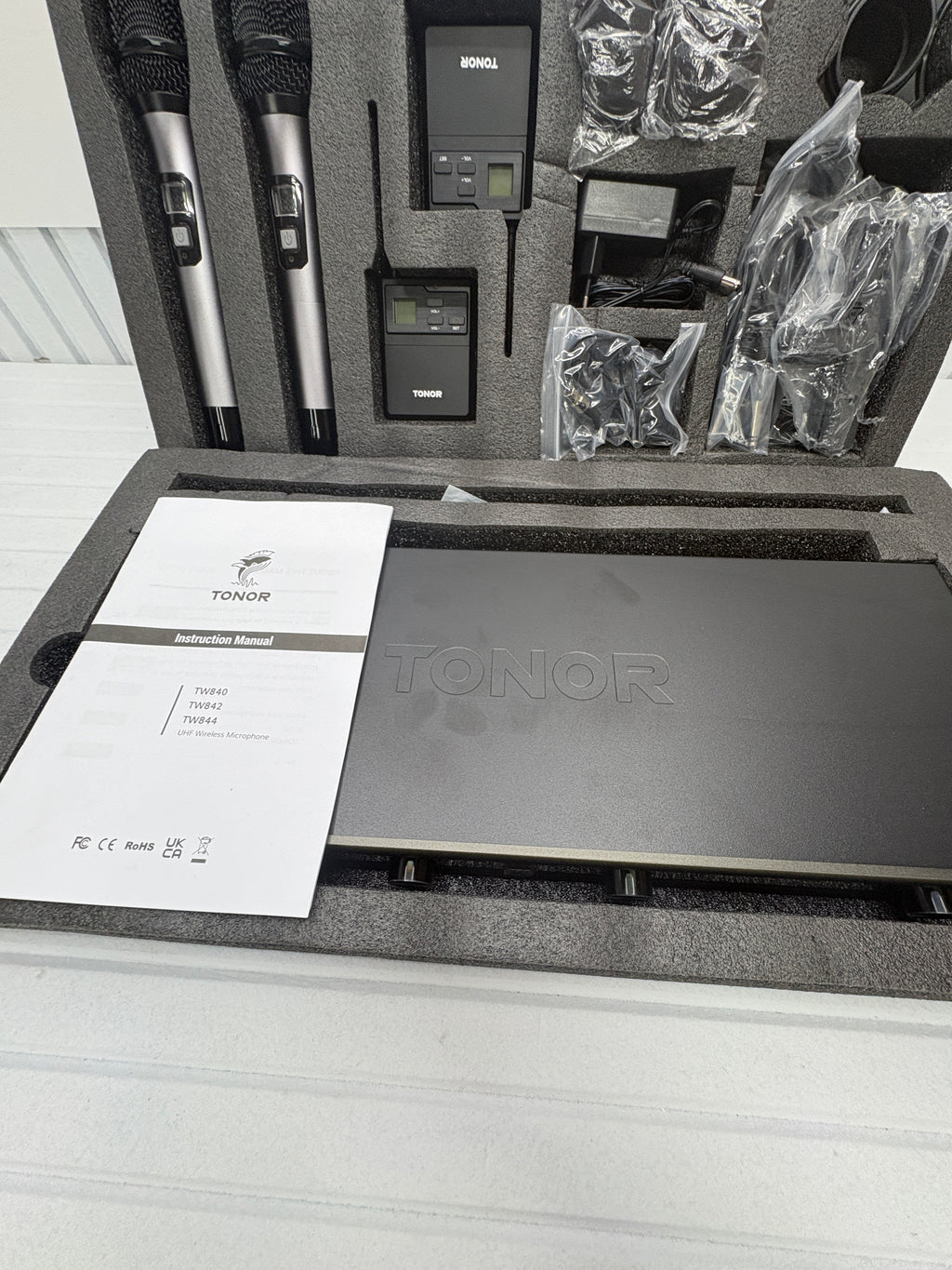 TONOR TW842 UHF Funkmikrofon Set