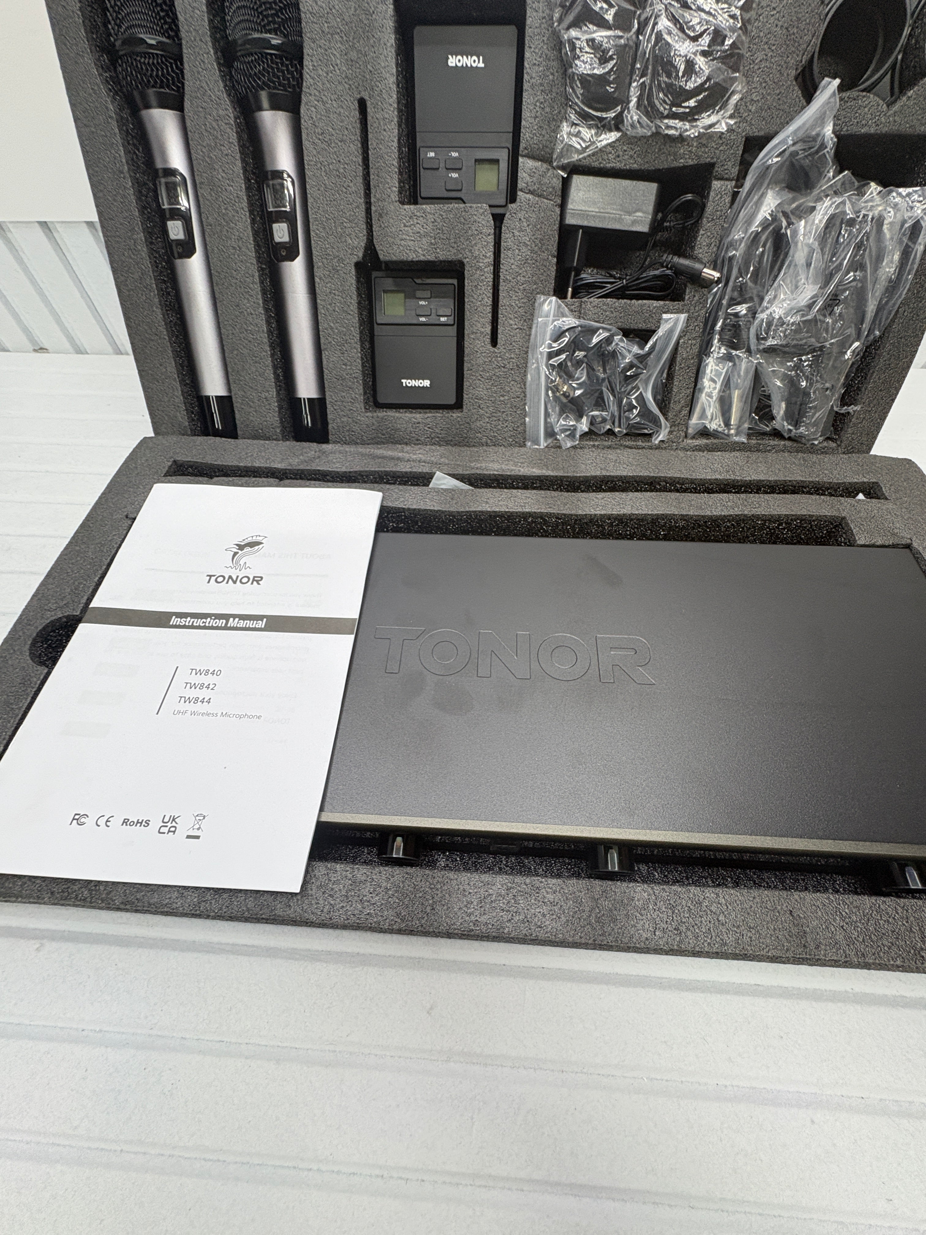 TONOR TW842 UHF Funkmikrofon Set