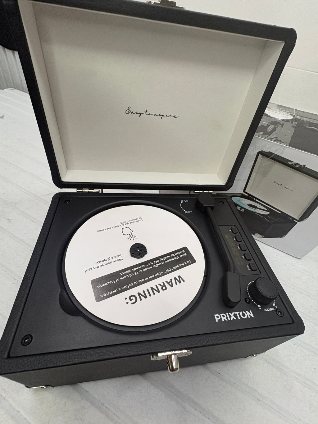 PRIXTON Boogie Retro CD-Player – Bluetooth, FM-Radio & USB