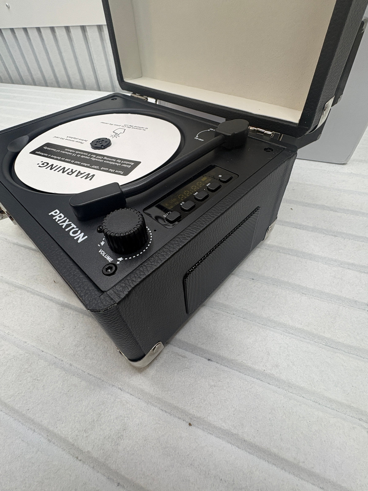 PRIXTON Boogie Retro CD-Player – Bluetooth, FM-Radio & USB