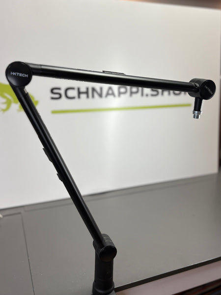 IXTECH Mikrofonarm – Verstellbarer 360° drehbarer Mikrofonständer Tisch – Stabiles Recording-Equipment