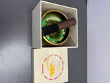 Original Tibetische Klangschale 13cm Klöppel, Klangschalenkissen