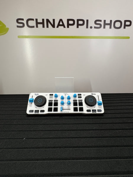 HERCULES DJ Controller Mix Blue Edition mit 10 Gbps Kabel