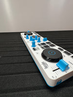 HERCULES DJ Controller Mix Blue Edition mit 10 Gbps Kabel