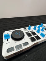 HERCULES DJ Controller Mix Blue Edition mit 10 Gbps Kabel