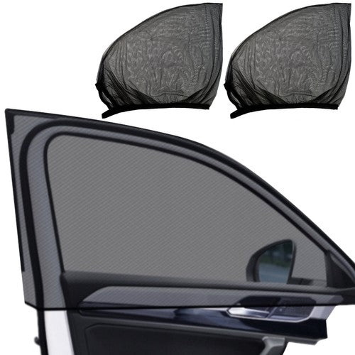 Xtrobb 2 Stück Sonnenschutz Netz für Auto Tür Fenster
