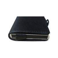 Echt Leder! Smart Wallet RFID Kreditkarten Etui für 7 Karten mit Geldscheinfach Portemonnaie