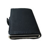Echt Leder! Smart Wallet RFID Kreditkarten Etui für 7 Karten mit Geldscheinfach Portemonnaie