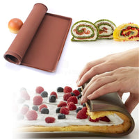 Backen wie die Profis! Silikon Backblech 30 x 25cm Antihaft biegsam Backmatte