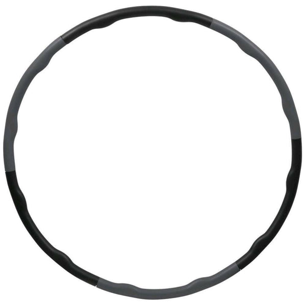 INSHAPE Hula Hoop Reifen 1,15kg 100cm schwarz/grau Fitness