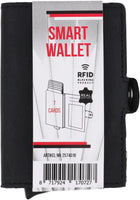 Echt Leder! Smart Wallet RFID Kreditkarten Etui für 7 Karten mit Geldscheinfach Portemonnaie