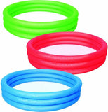 Bestway 3-Ring Pool Planschbecken in 3 Farben 102 x 25cm Kinder Becken Pool