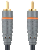 100% Kupfer! Bandridge Digital Coax Audio Kabel 2m Koax RCA Male Stecker Male