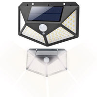 100 LED Solarlampe + Sensor Außenleuchte Solar Lampe
