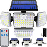 IZOXIS SOLAR Außenlampe mit 181 LED´s Außenleuchte Outdoor Lampe Bewegungssensor Dämmerungssensor
