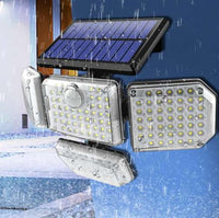 IZOXIS SOLAR Außenlampe mit 181 LED´s Außenleuchte Outdoor Lampe Bewegungssensor Dämmerungssensor