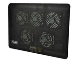 Laptop Kühler Notebook Cooler bis 17" Coolpad 5 LED´s + USB Hub