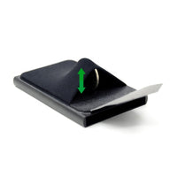 Aluminium Thin Wallet RFID-Kartentasche schwarz Kreditkarten Etui