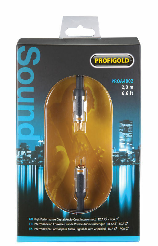 Profigold Digital Audio Koax Kabel 2m Sound