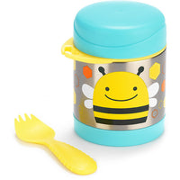 SKIP HOP ZOO Thermosbehälter Biene mit Gabel/Löffel 12m+ Kinder Baby Thermosbecher